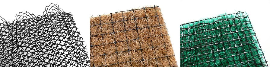 Kombinované a plastové protierózne rohože