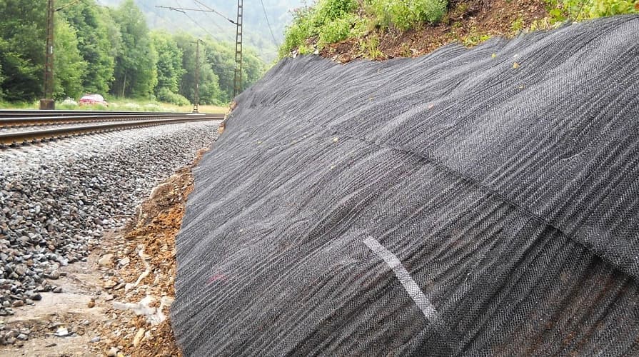 Chybný spôsob pokládky georohože